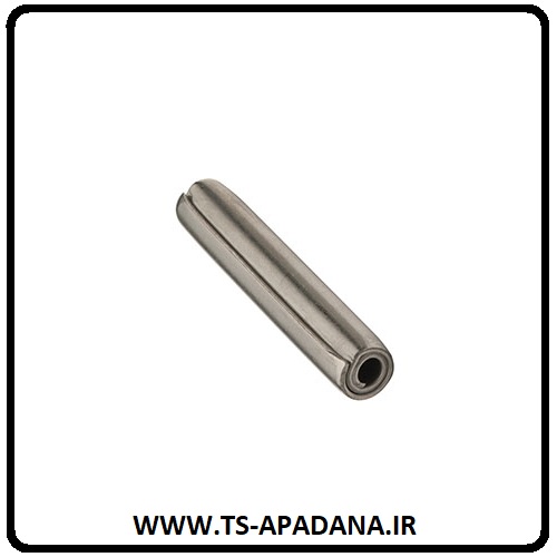 Coiled Spring Pin ،پین مارپیچی، پین پیچ دار، پین پیچشی، پین رول شده، پین رولی، کلید پین، اسپرینگ پین