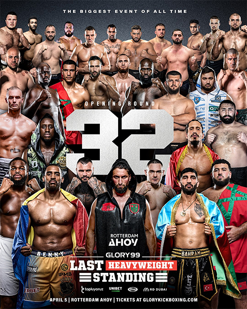 دانلود رویداد کیک بوکسینگ : Glory 99 - Last Heavyweight Standing