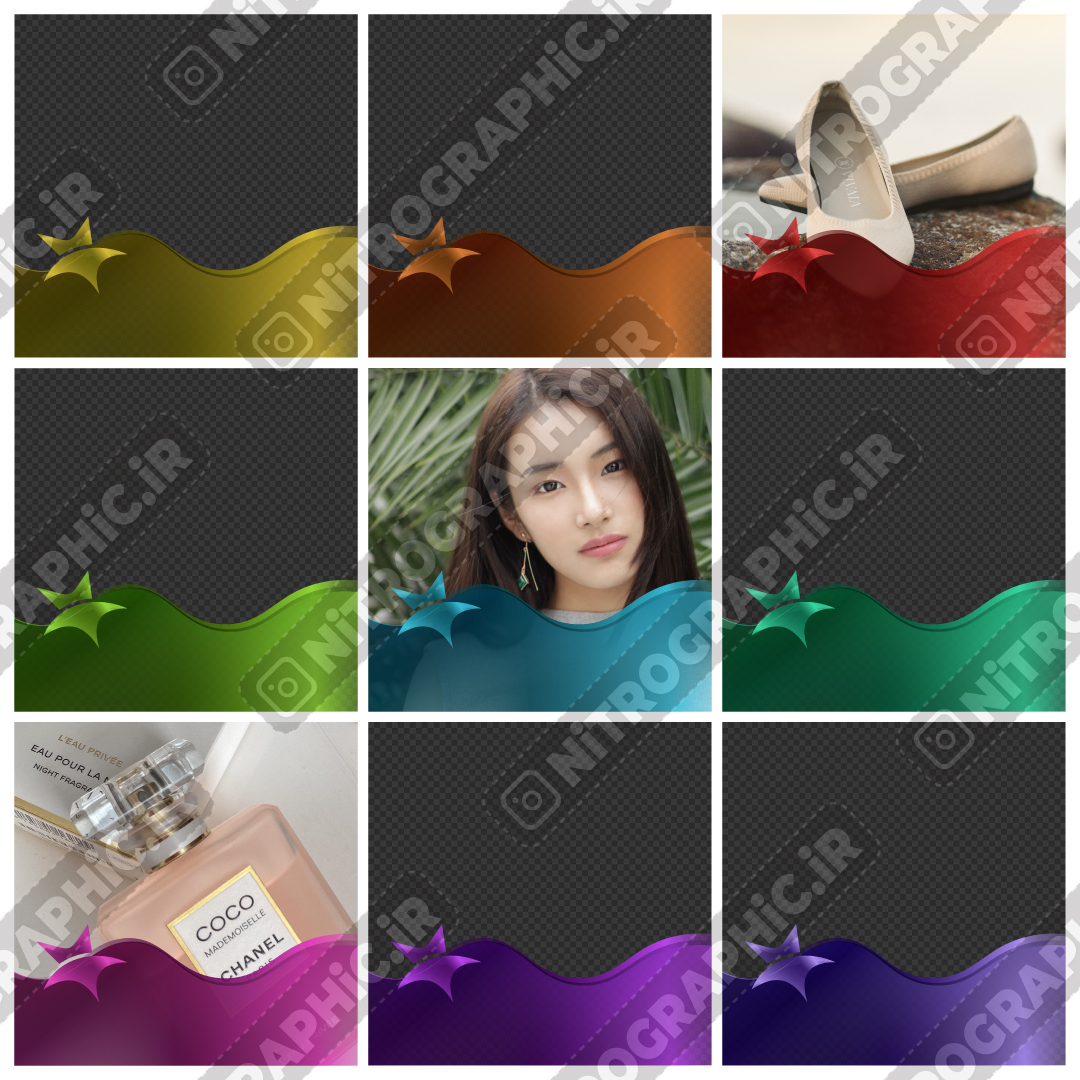 قالبهای لاکچری برای پست اینستاگرام قالب های ستاره ای طرح کاور متفاوت خاص شیک جذاب زیبا