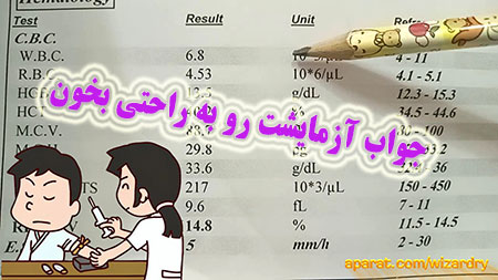جواب آزمایش