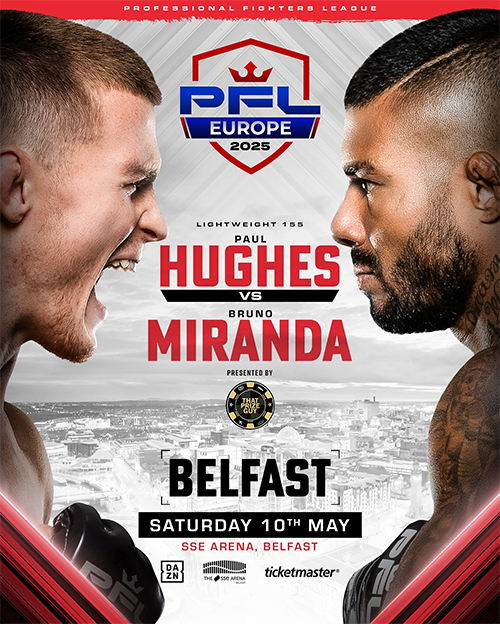 دانلود رویداد ام ام ای :   PFL Europe 1 2025: Hughes vs. Miranda