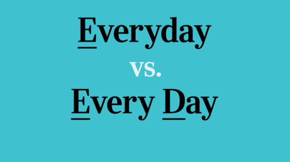 تفاوت everyday و every day در زبان انگلیسی+مثال در جمله