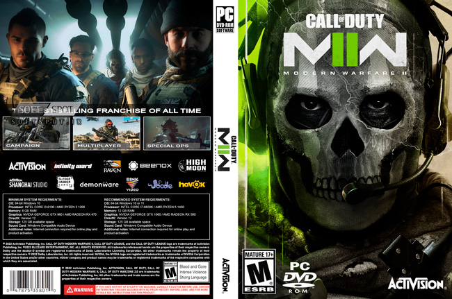Call of Duty Modern Warfare II 2022 Cover