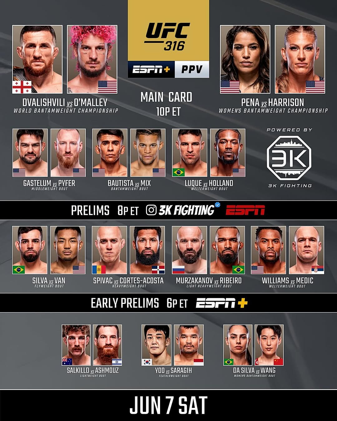 دانلود رویداد یو اف سی  316  : UFC 316: Dvalishvili vs. O'Malley 2