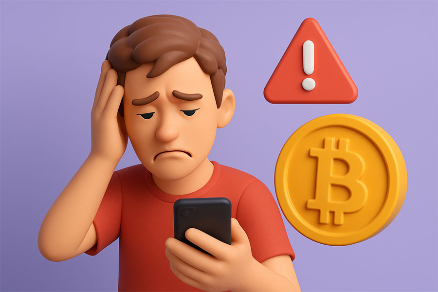 اشتباهات رایج خرید ارز دیجیتال
