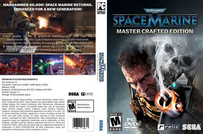Warhammer 40000 Space Marine Cover